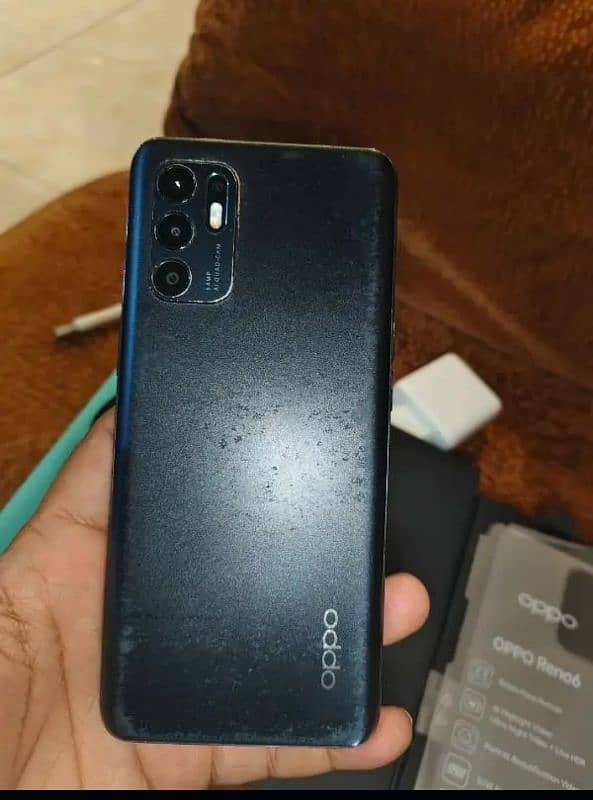 oppo reno 6 with Box Charger 8/128 2