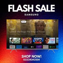 led tv 30% off samsung android smart 4k 03224342554