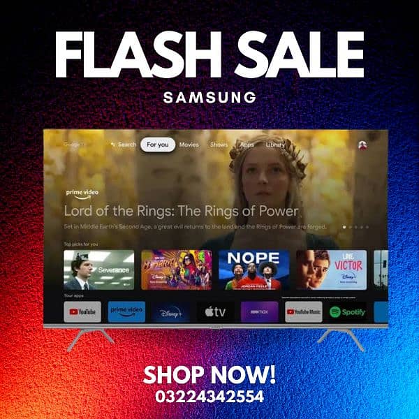 led tv 30% off samsung android smart 4k 03224342554 0