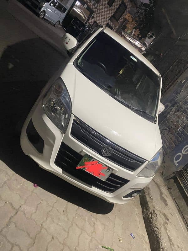 Suzuki Wagon R VXL 2017 white Very Good condition 2