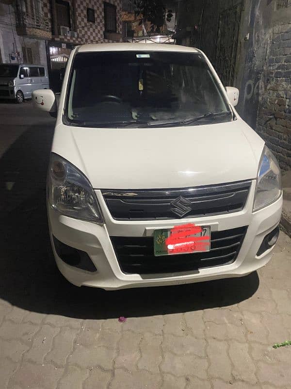 Suzuki Wagon R VXL 2017 white Very Good condition 3