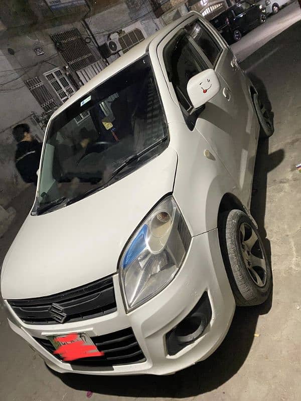 Suzuki Wagon R VXL 2017 white Very Good condition 4