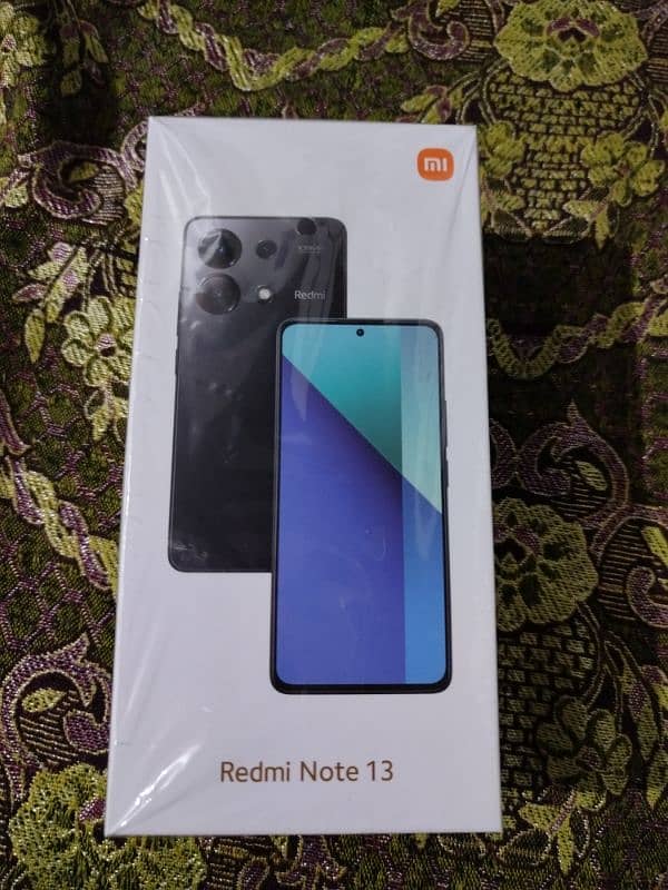 Redmi note 13 ocean sunset clur full box 8/256 only box open 10/10 3