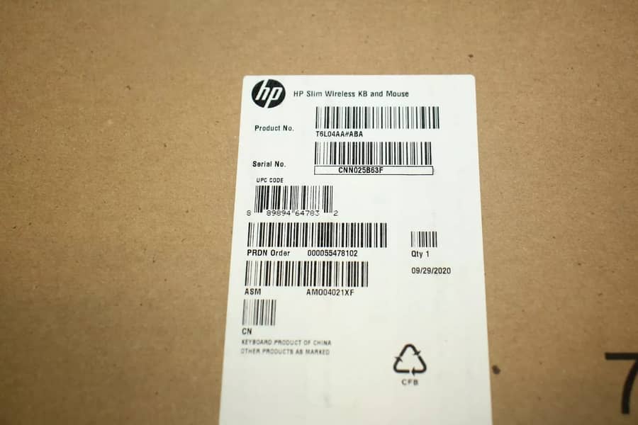 Genuine New Box Packaed Hp Wireless keyboard Mouse Available in Qty 1