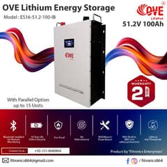 OVE lithium battery 48v (51.2v) 100Ah,200Ah