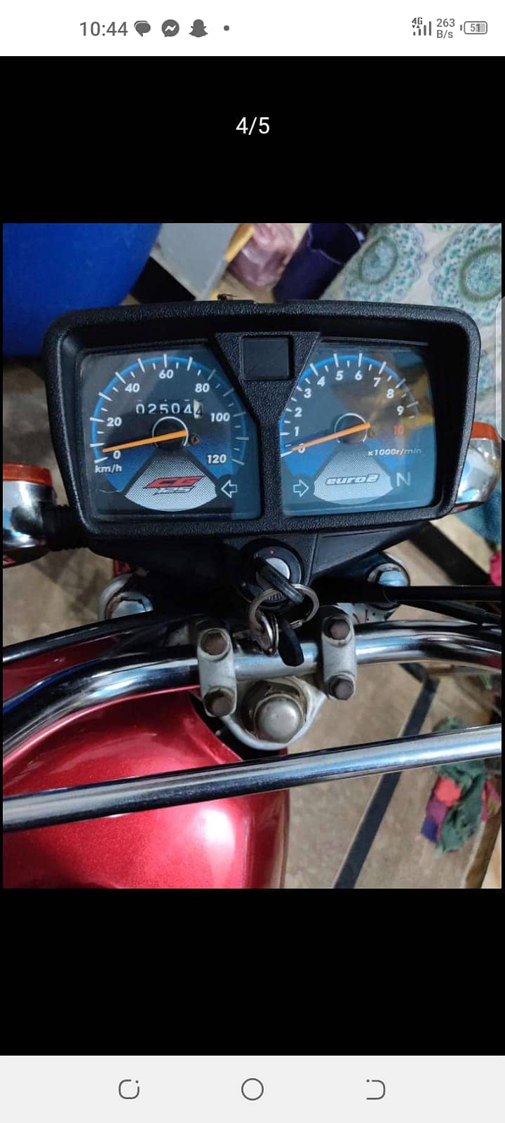 Honda 125 CG 2021/22 month 12 Karachi nmbr 3