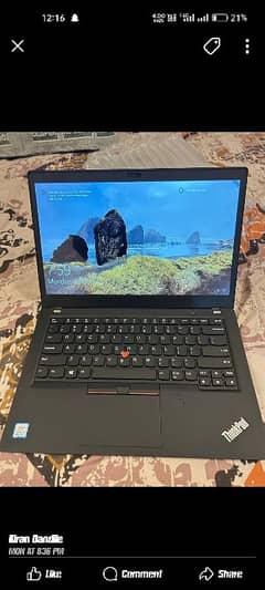 Lenovo T490s i5/i7-8th Gen 16/256