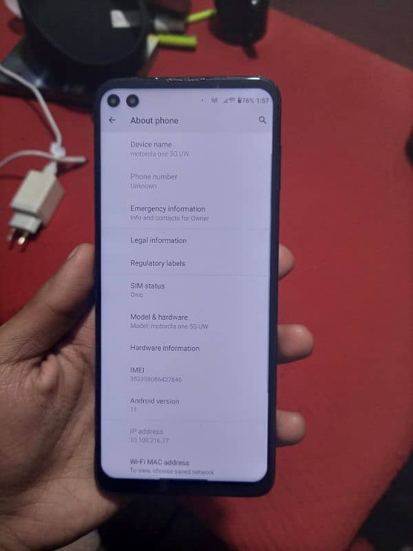 Moto one 5G UW Approved (Exchange) 1