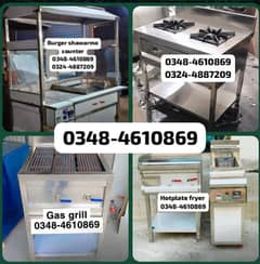 chips burger shawarma piza hotplate fryer food tea juice counter sale