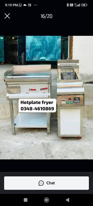 chips burger shawarma piza hotplate fryer food tea juice counter sale 5