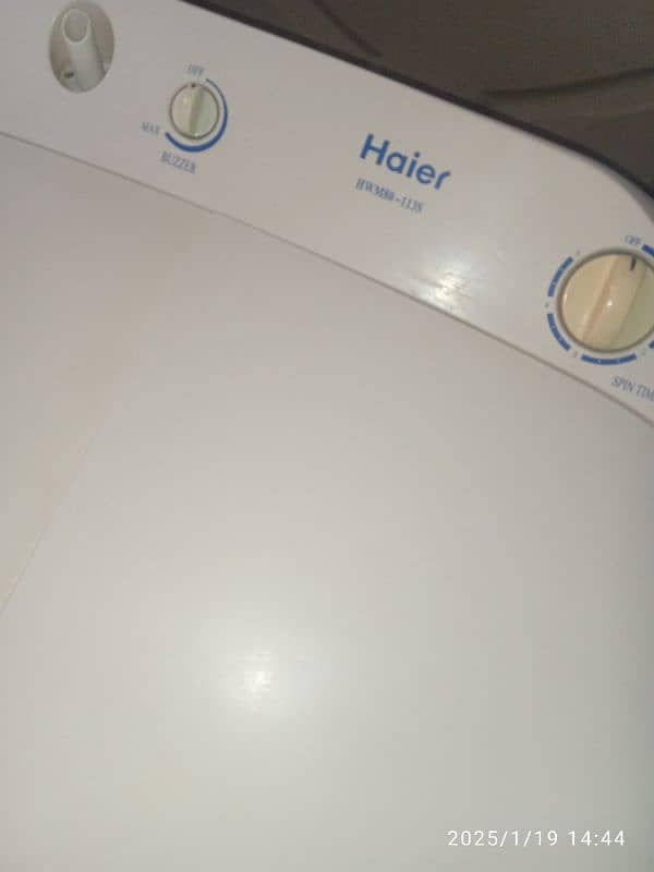 Haier washing machine twin tab model number HWM-80_113S 16