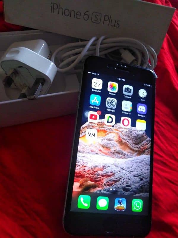 6s plus iPhone 128gb pta approved box all access possible delivery 3