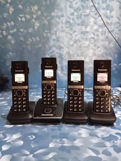 UK imported Panasonic Quad cordless with intercom