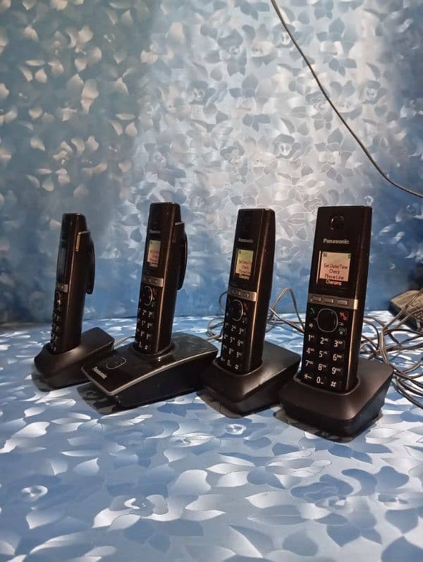 UK imported Panasonic Quad cordless with intercom 1