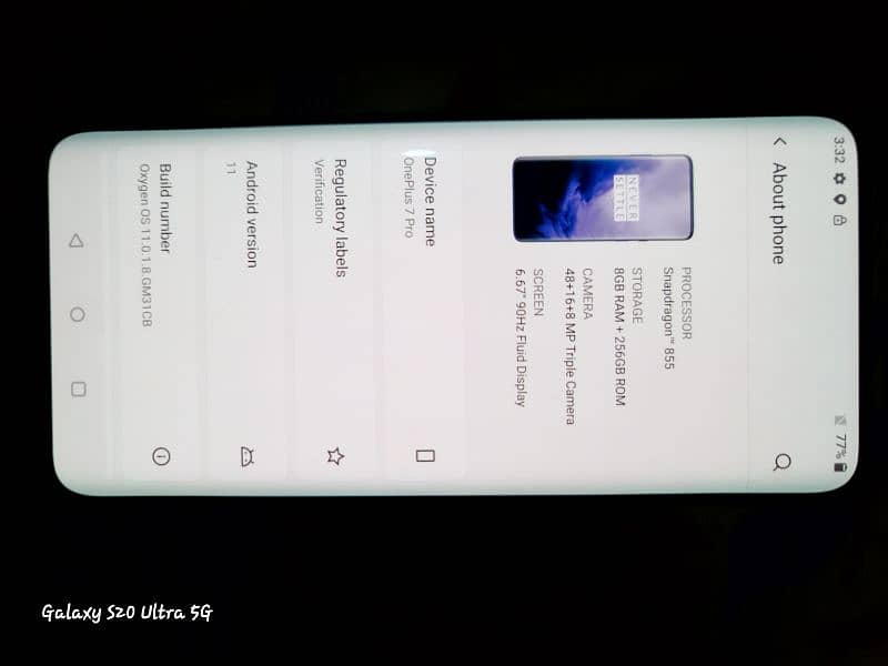 oneplus 7 pro 8/256 fresh exchange possible 7