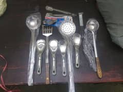 stainless steel 11 pec spoon set