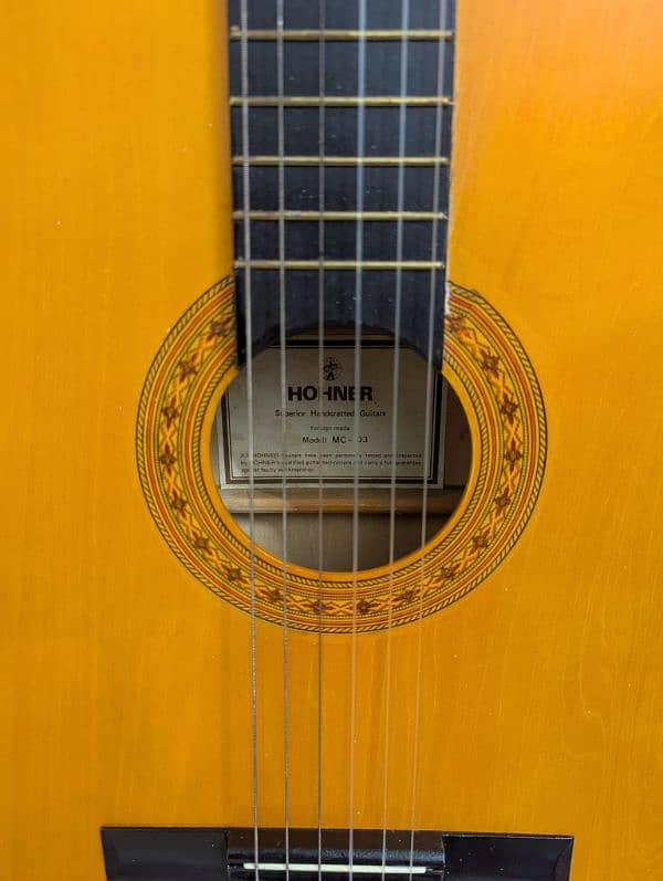 HOHNER CLASSICAL NYLON STRINGS GUITAR GERMAN MADE 3