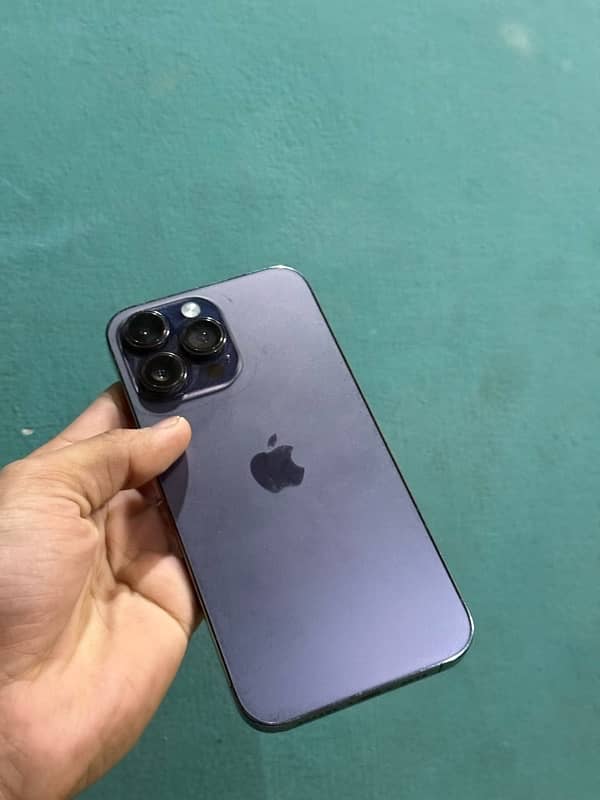 Iphone 14 pro max 128 gb complete box 1