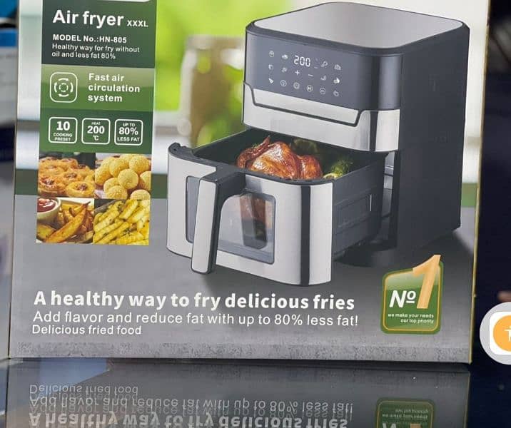 10 Liter Philips Digital Air Fryer Deep Fryer Blender dough maker 0