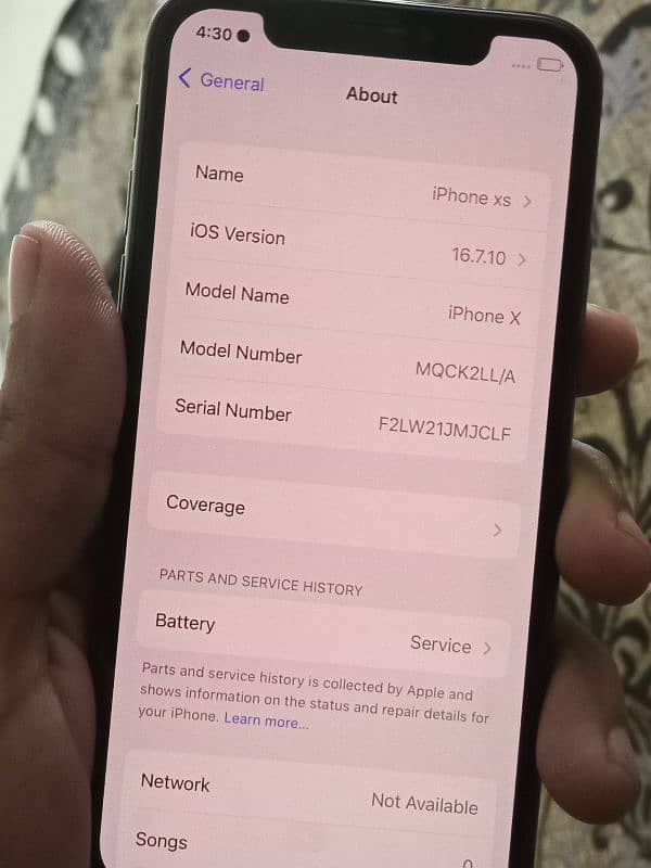 iphone x 64gb non pta appeared factory unlock tatal original 8