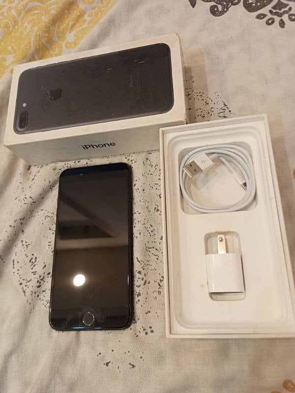 iPhone 7 plus 128 gb mate black 10