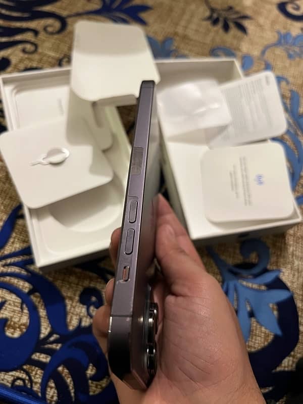 iphone 14 Pro Max 128GB Non PTA Full Sime Time Available 4 months 6