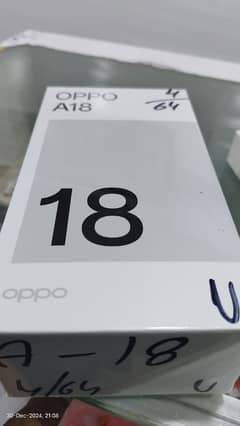 OPPO۔A18 4/64 BOX PACK OFFIcial