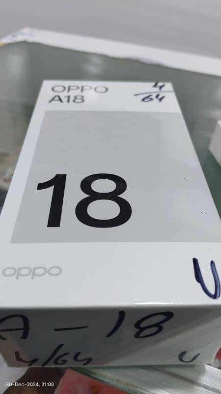 OPPO۔A18 4/64 BOX PACK OFFIcial 0