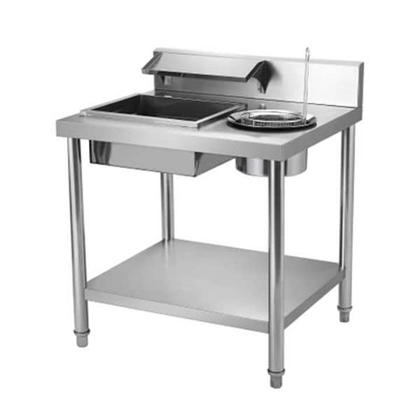 Breading table pizza oven commercial SB Kitchen Engineering 2