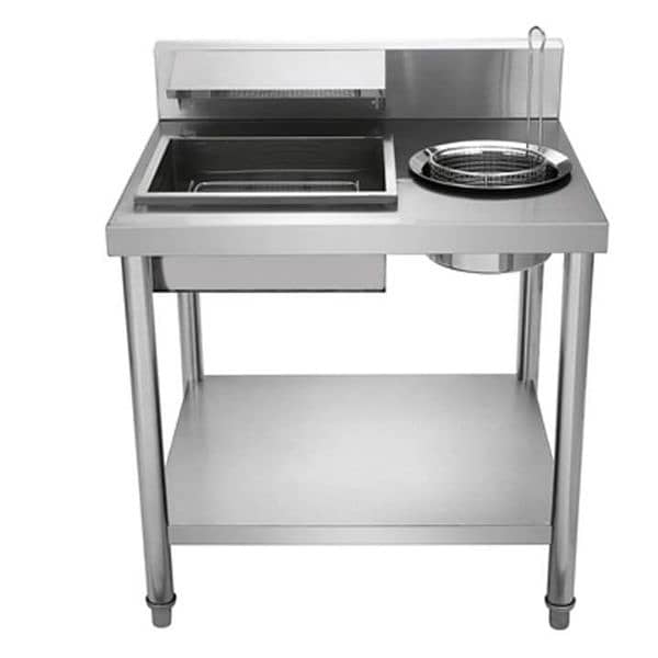 Breading table pizza oven commercial SB Kitchen Engineering 3