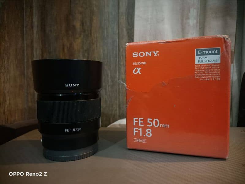 Sony FE 50mm f1.8 0