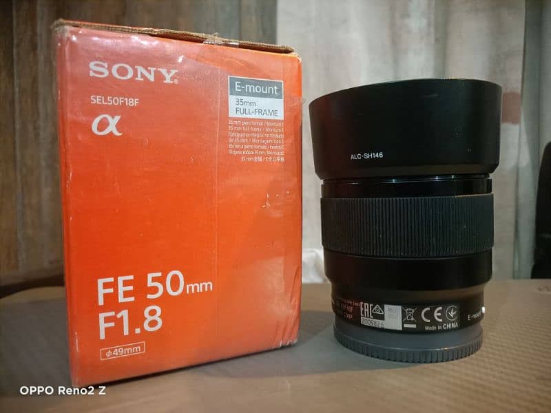 Sony FE 50mm f1.8 1