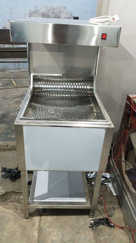 Deep Fryer single Double electri gas commercial SB Kitchen Engineering 7