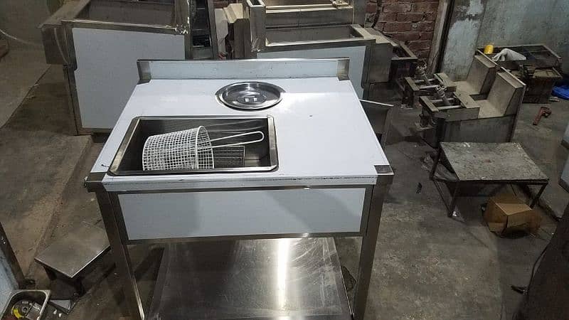 Deep Fryer single Double electri gas commercial SB Kitchen Engineering 13