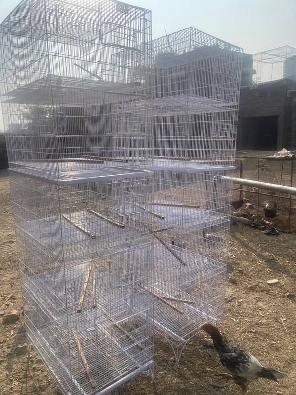 5 portion bird cage for sale 0