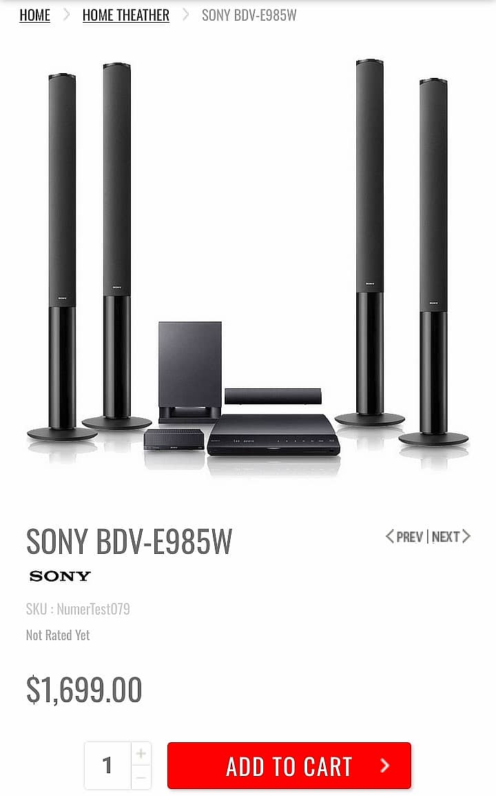 Sony 3D Blu-ray 5.1 Surround Sound System Powerful 1000Watts 1st Owner 18