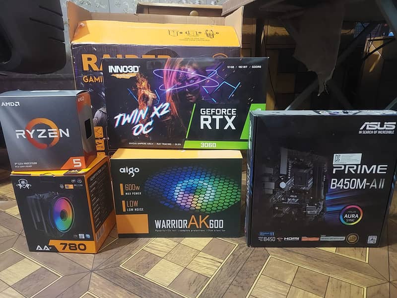 Gaming Pc | Ryzen 5 3600 + RTX 3060 | 2.5 TB Storage | With Boxes 5