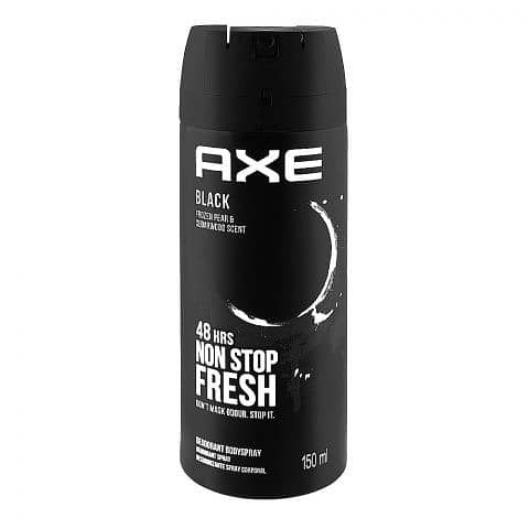 Black Pera Frozen & Cedro 48H Non-Stop Fresh Deodorant AXE Body Spray 4