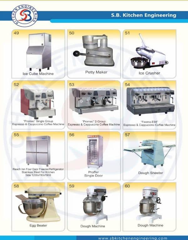 Commercial Kitchen equipment Consultant pizza oven proffer dough mixer 2