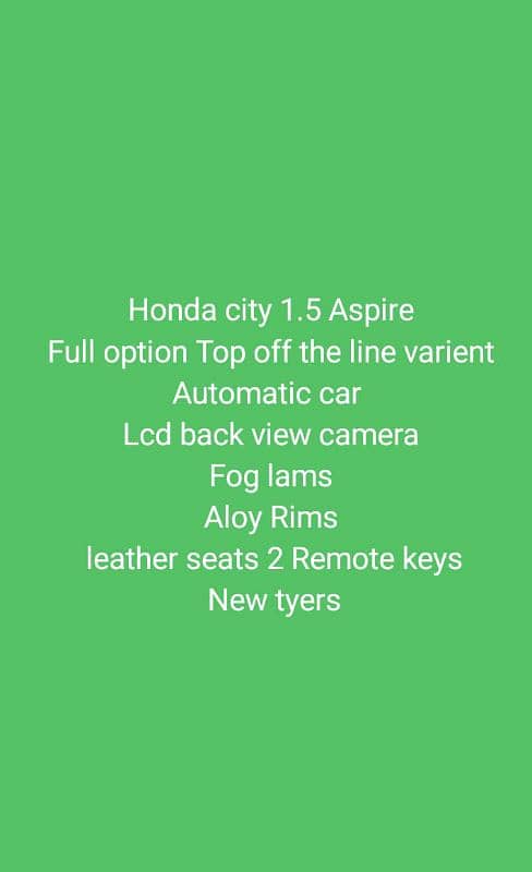 Honda City Aspire 2018 _0308934477 0