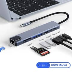 USB C HUB Type C Splitter 4K Thunderbolt 3 Docking Station Laptop Dock