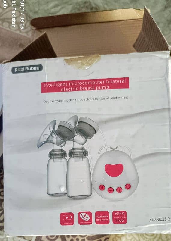 Double Electric Breast Pump with Rechargeable Battery operated 2