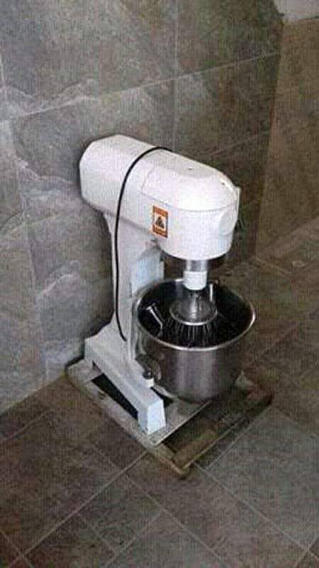 Pizza dough mixer Commercial Kitchen Cousin's consultant Pizza oven 6