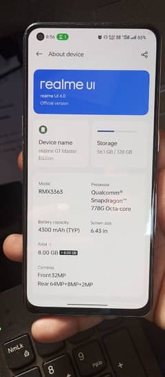 Realme Gt Master Edition 5G