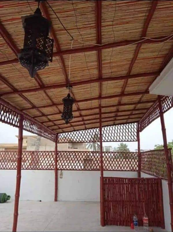 Bamboo decorations work 3