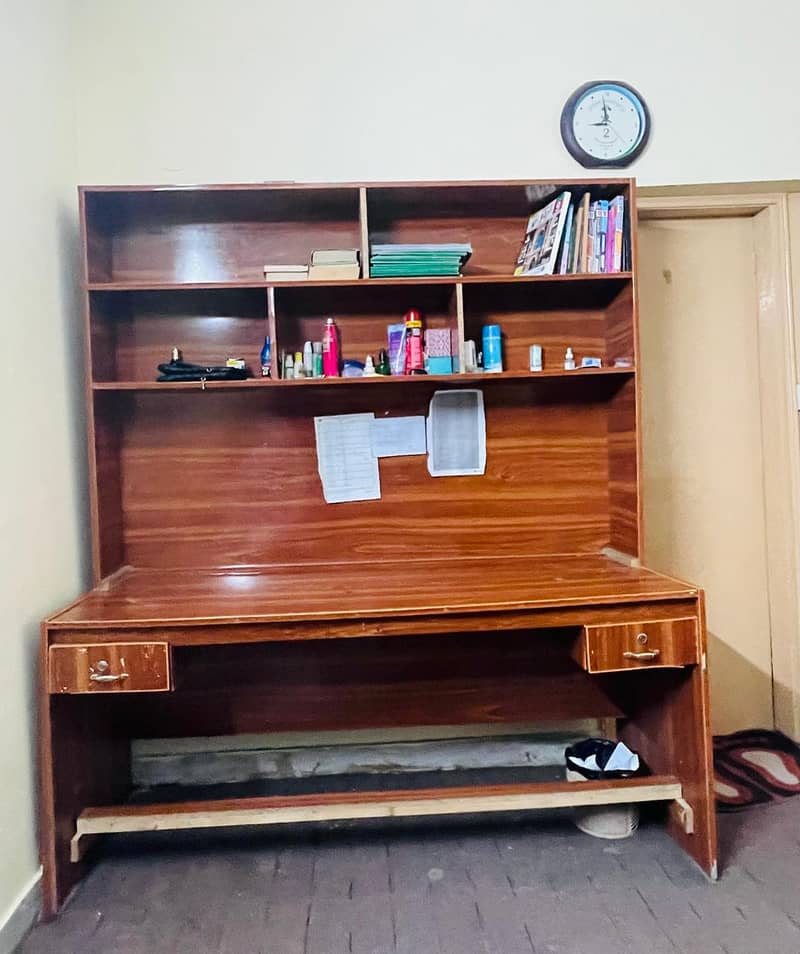 Book Shelve with Computer Table 2