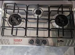 ITALIAN kitchen gas stove / hob hoob LPG ng / AIR hood / 03044767637