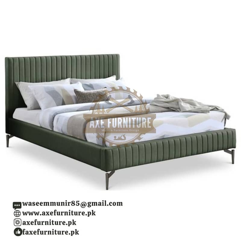 luxury bed/wooden bed set/single bed/double bed/side tables/dressing 5