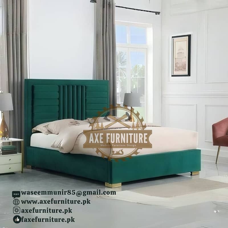 single Bed set/side tables/dressing table/luxury bed/home furniture 6