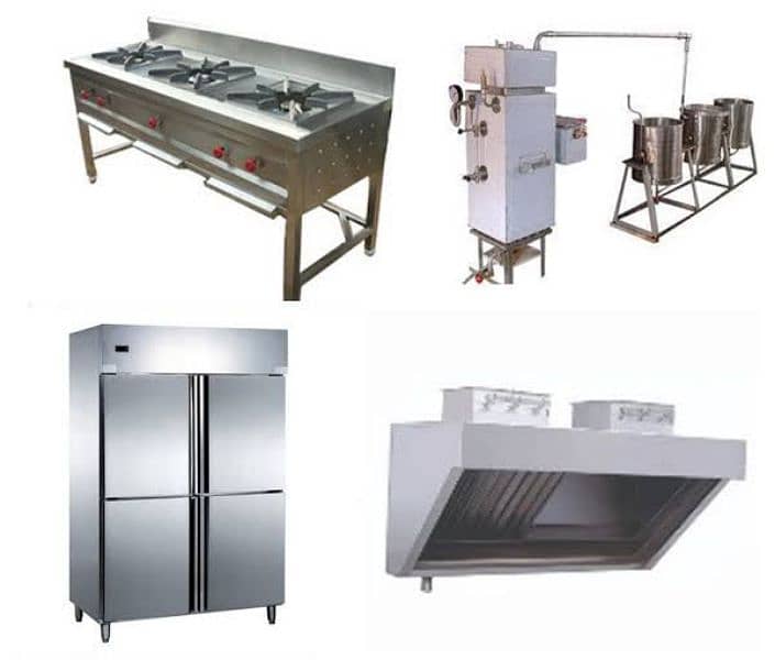 Commercial kitchen equipments in Pakistan | Stoves, Dough mixer ,Grill 0